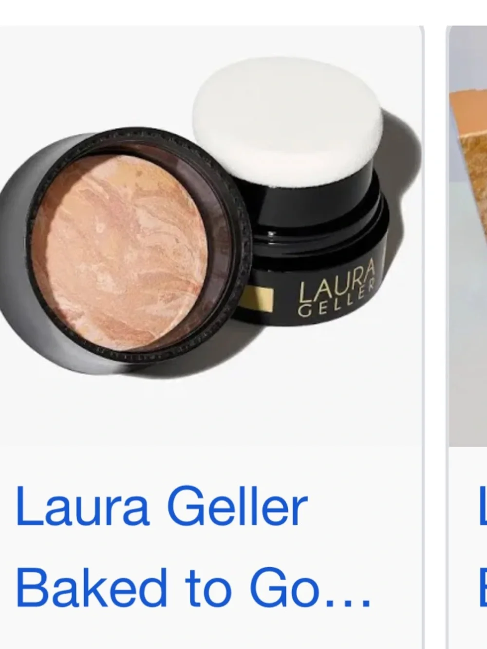 Laura Geller Multitone Baked Color Correcting Foundation — Bronze & Gold Swirl